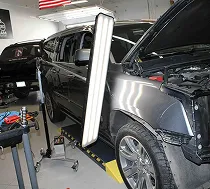 Vehicle restored after hail damage repair in Franktown CO